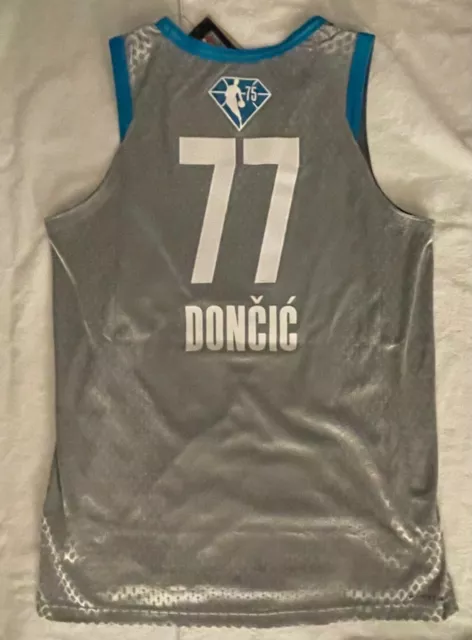 Jordan Luka Doncic 2022 NBA All Star Swingman Jersey DH8042 610 Red Size M