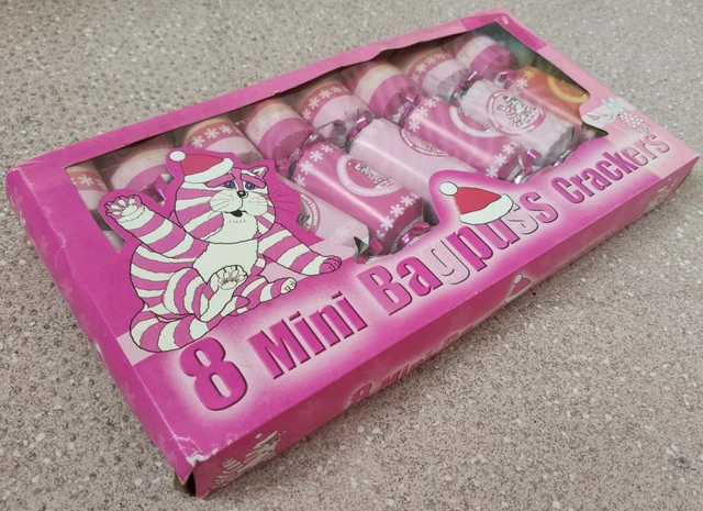 Caja vintage sin abrir de 8 mini galletas navideñas Bagpuss aprox. 2004