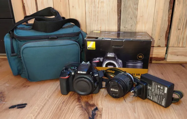 Nikon D5600 24.2 MP DSLR Digitalkamera - Schwarz (Kit mit AF-P 18-55mm f/3.5-5.