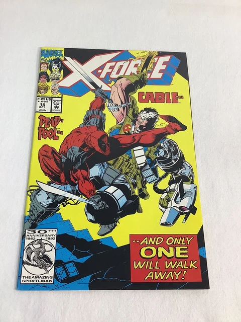 X-FORCE #15 CABLE VS DEADPOOL Marvel Comics 1992