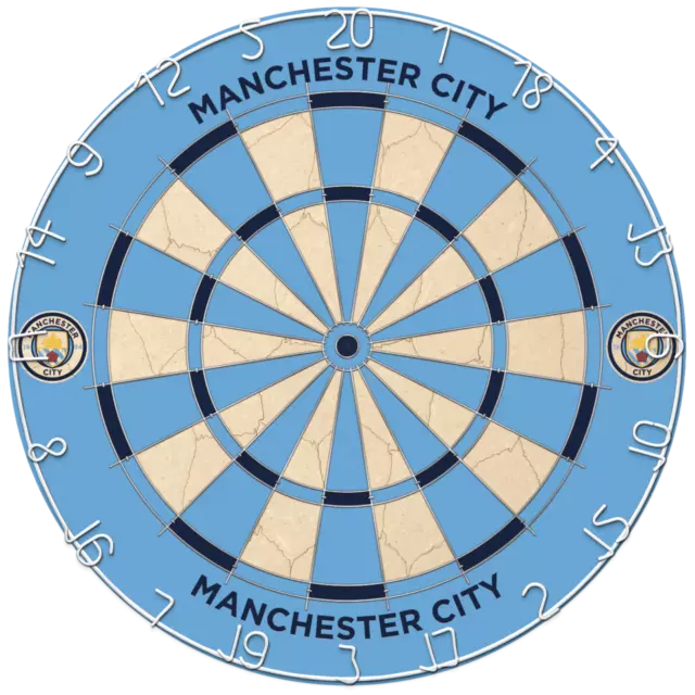 FOCO Officially Licensed Manchester City FC Dartboard