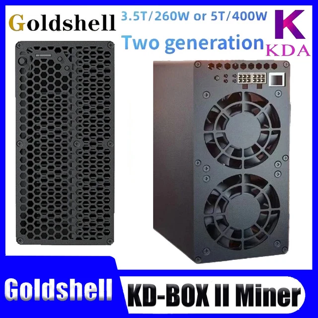 Original New Goldshell KD BOX II Miner 5TH 400W Kadena KDA Crypto without PSU