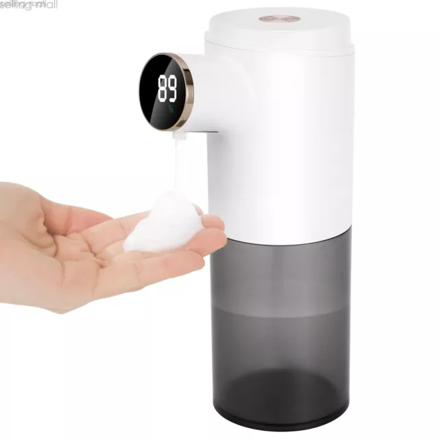 Dispensador automático de jabón 10 oz/300 ml sensor IR sin contacto 3 niveles espuma ajustable