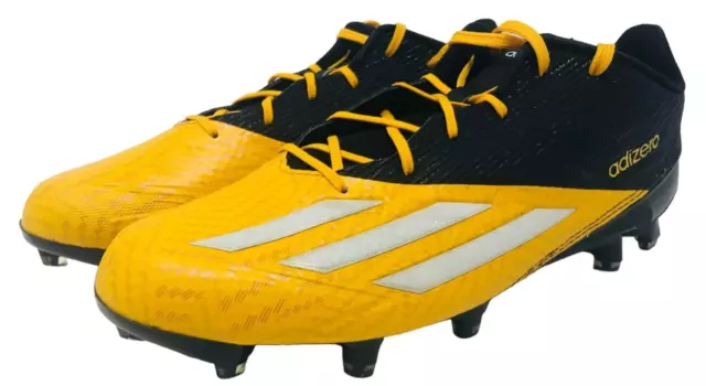 Adidas Adizero Cleats Yellow/Black AQ8808 Mens Size 11