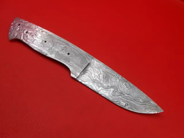 Custom Handmade Damascus Steel Pattern knife blade blank