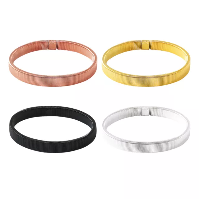 4 Pcs Ring Garters Stretch Metal Spring