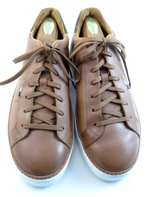 NEW Allen Edmonds "ALPHA" Men's Leather Lace-Up Sneakers 9 EEE Tan (280N)