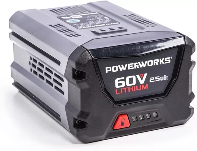 Batterie POWERWORKS P60B25 (60 V, 2,5 Ah) compatible avec tous les outils POWERW