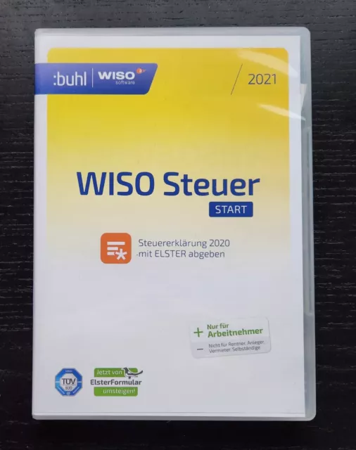 WISO Steuer START Steuererklärung 2020 für Arbeitnehmer mit ELSTER für PC