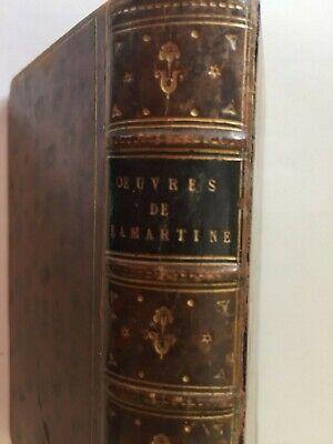 N713-LAMARTINE Les Oeuvres, Bruxelles, 1833 jolie édition de petit format relié