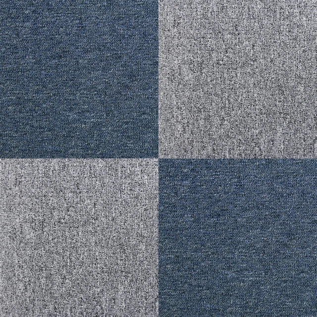 20 Pack Charcoal Black Carpet Tiles 5m2 Heavy Duty