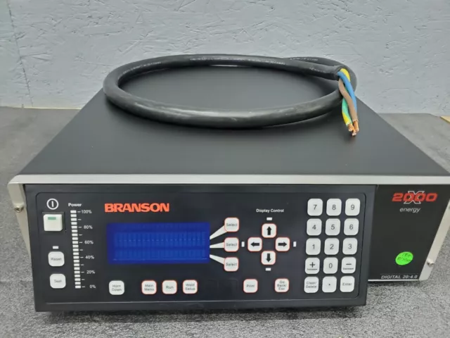 BRANSON 2000xea 20:4.0 Ultrasonic Welder Controller, 200-240V