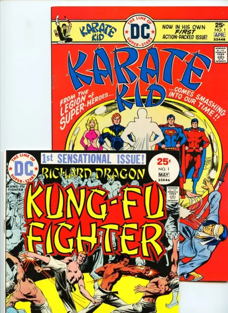Kung Fu Fighter #1 and Karate Kid #1 DC Comics Lot of 2 Books *