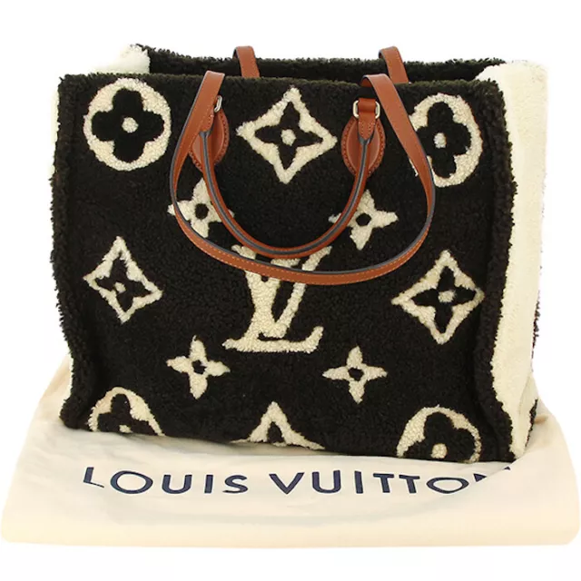 Louis Vuitton Onthego GM Tote Bag Silver M21053 Nylon Monogram