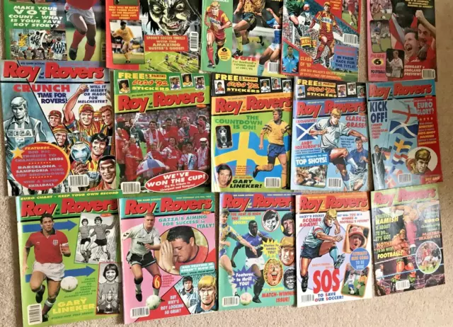 ROY OF THE ROVERS Comics  x20 - From 1992  (all shown) 3