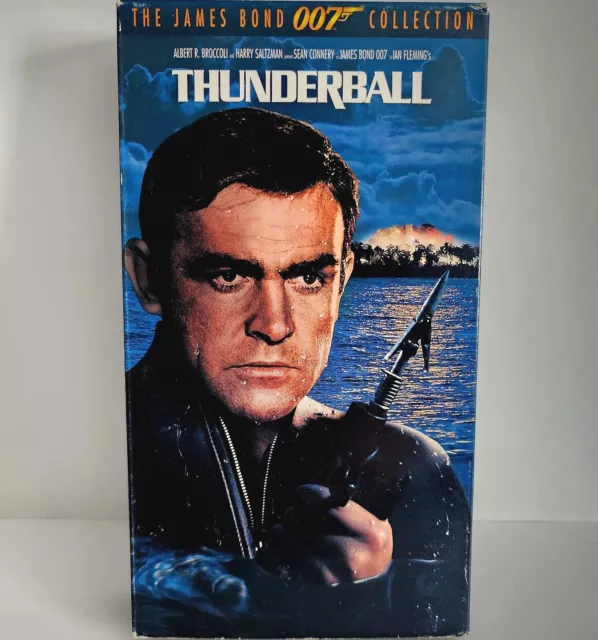 JAMES BOND 007 Thunderball VHS 1995 Collection Vintage Spy Thriller $5. ...