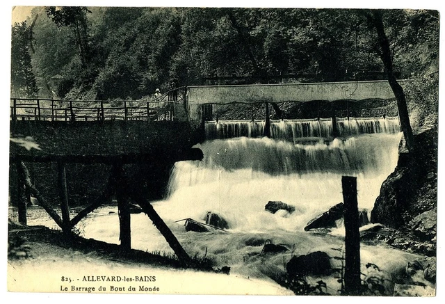 CPA 38 Isère Allevard-les-bains Le Barrage du Bout du Monde