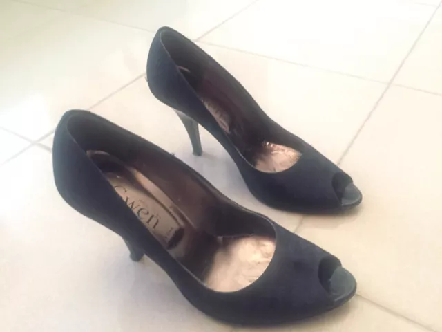 Scarpe con online tacco blu elettrico
