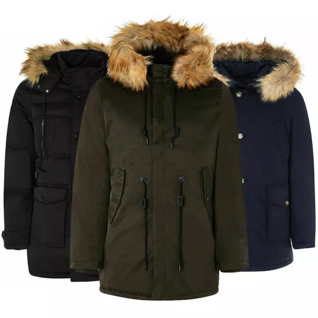 Cappotto uomo TWIG Parka Collection giubbotto cappuccio giaccone invernale