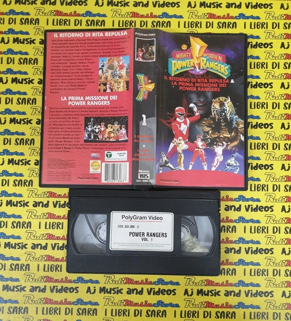 Power Rangers Vol. 1 VHS FILM MIGHTY MORPH'N POWER RANGERS VOL.1 1994 POLYGRAM VIDEO ...