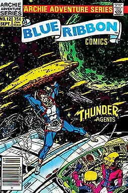 Blue Ribbon Comics (Vol. 2) #12 (Newsstand) VG; Archie | low grade - THUNDER Age