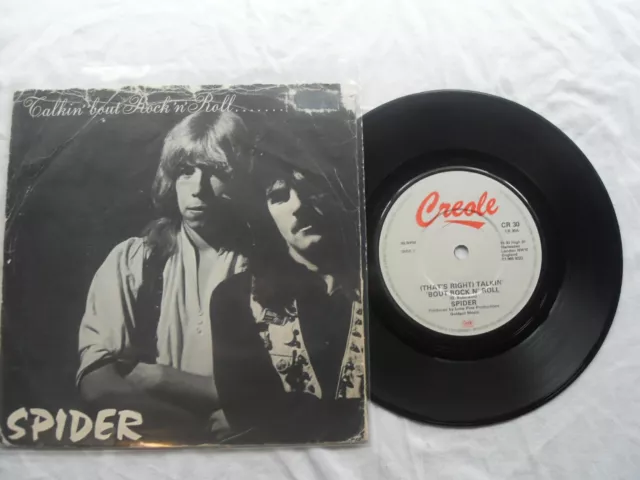 SPIDER (THAT'S RIGHT) TALKIN' BOUT ROCK 'N' ROLL CEROLE RECORDS 7" SINGLE in P/S