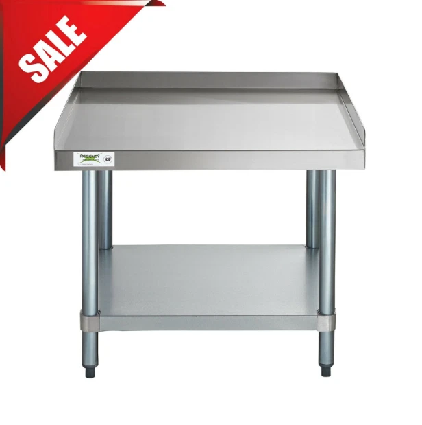 30" x 30" Stainless Steel Table Commercial Mixer Grill Heavy Equipment Stand New
