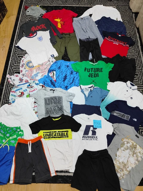 #D06💙 Huge Bundle Of Boys Clothes 5-6years GEORGE NEXT H&M PRIMARK GAP BOOHOO