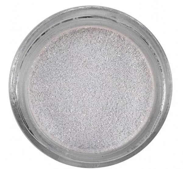 100 g polvere glitter bianco puro.  0,4 mm, (NC1, 0,4 mm) in sacchetto