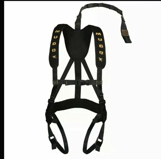 Muddy Outdoors Magnum Pro Padded Adjustable Treestand Harness System Black