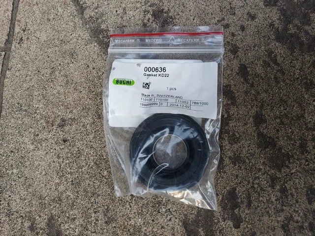 BÜCHI 000636 Vacuμm Seals for Rotavapor Evaporators, KD 22 Stationary, R114/124