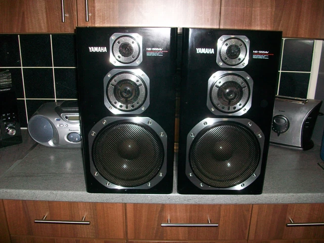 YAMAHA 3 WAY Speaker System Ns-555Av £100.00 - PicClick UK