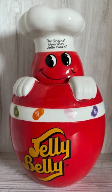 Jelly Belly Original Gourmet Bean Candy Jar Ceramic Canister Container