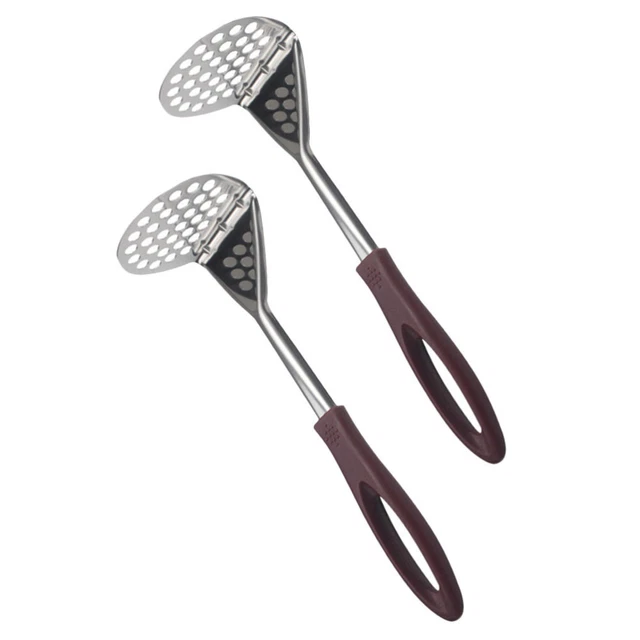 2 Pcs Gemüsezartmacher Kartoffelpresslöffel Mixer Tragbar Utensilien