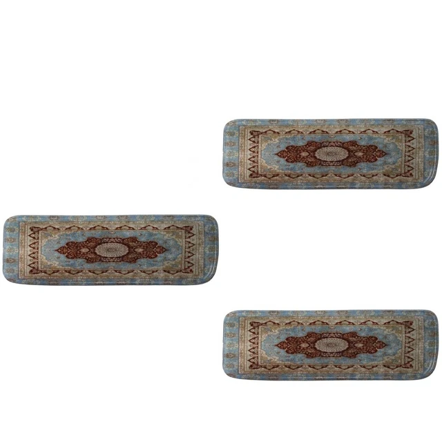 15 pcs Non- Stair Carpet Treads Washable Stair Tread Mat with Adhesive Tape