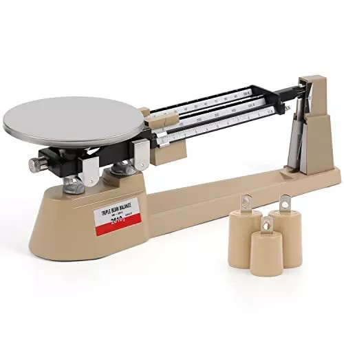 Triple Beam Scale Bonvoisin Lab Mechanical Balance 2610g/0.1g with Stainless ...