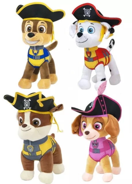 Play by Play Paw Patrol Plüschtier Piraten 28cm Kuscheltier Chase Marshall