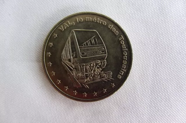 Médaille touristique MdP 1998 VAL le métro de Toulouse