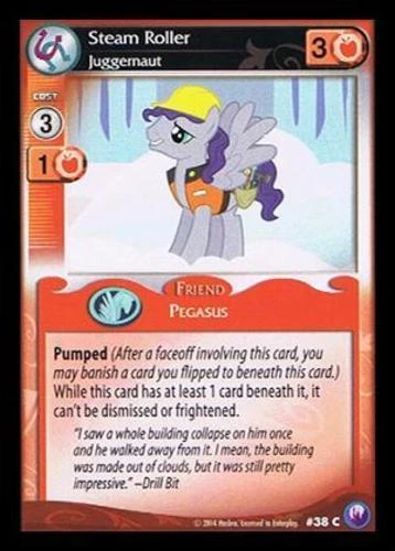 3x Steam Roller, Juggernaut - 38 - My Little Pony Canterlot Nights MLP CCG