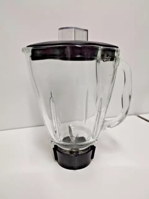 Oster Osterizer Replacement Blender Jar 6 Cup 1.25 Liter Glass 15132 with Lid
