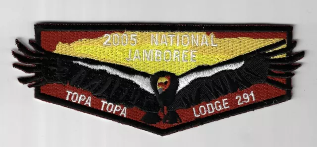 OA 291 Topa Topa 2005 National Jamboree Flap BLK Bdr. [MK-4857]