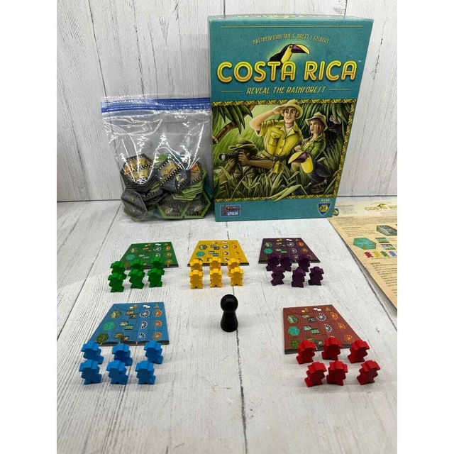 COSTA RICA REVEAL the Rainforest Board Game Tiles Mayfair COMPLETE £9. ...