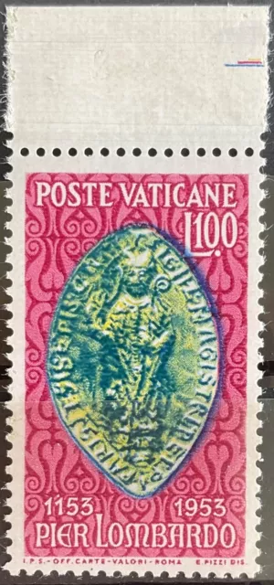 Vaticano 1953 Pier Lombardo lire 100 mnh