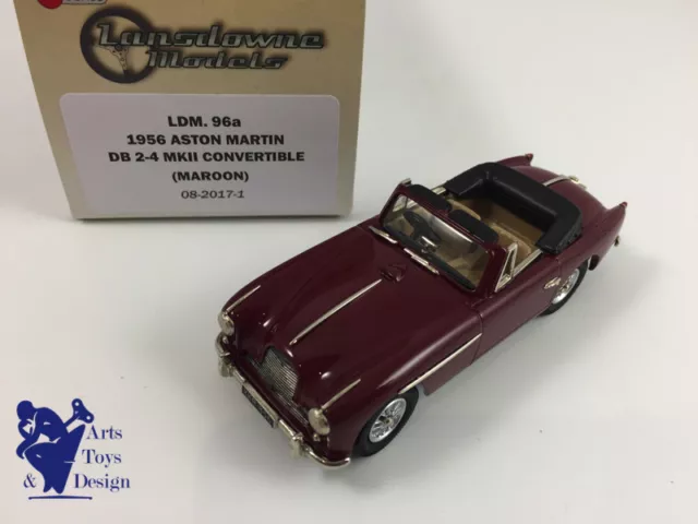 1/43 Brooklin Lansdowne 96A Aston Martin Db 2-4 Mkii Convertible 1956 Maroon