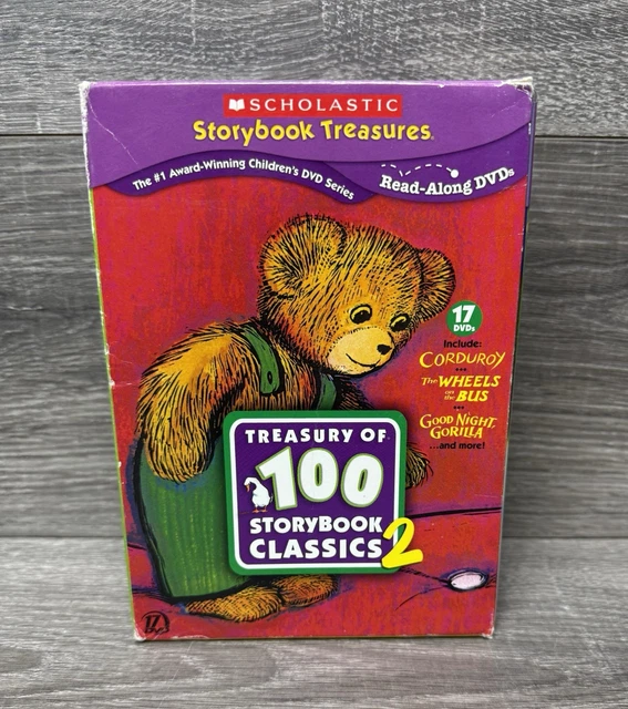 TREASURY OF 100 Storybook Classics 16 DVD Box Set Scholastic Video