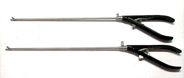 2pc Laparoscopic Needle Holder 5mm x 330mm SS Surgical Instruments CE approved