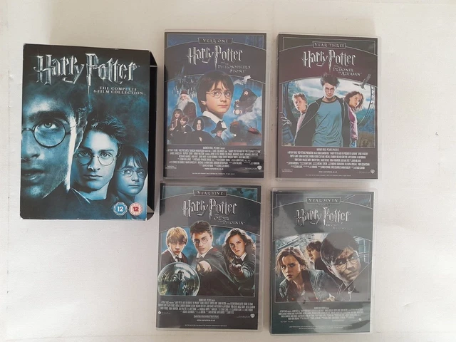 HARRY POTTER DVD Box Set 1-8 Complete 8 FILM Collection 1,2,3,4,5,6,7,8