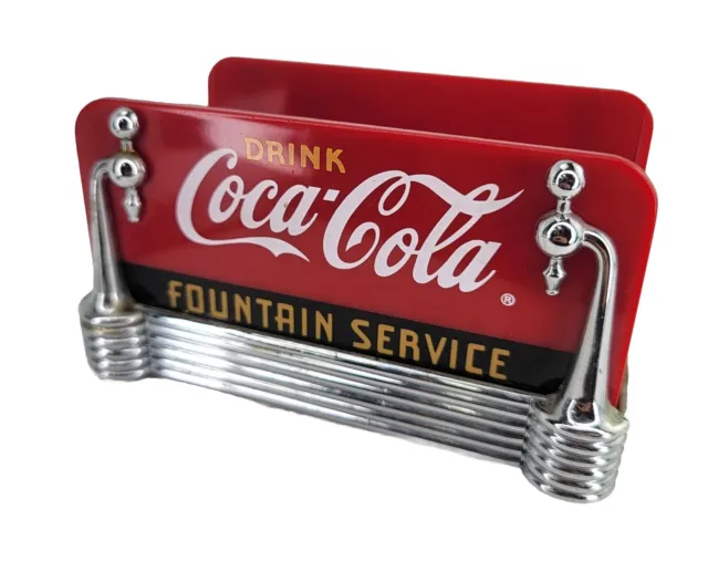 Vintage 1997 Drink Coca-Cola Fountain Service Sugar Caddy Holder Coca Cola Coke