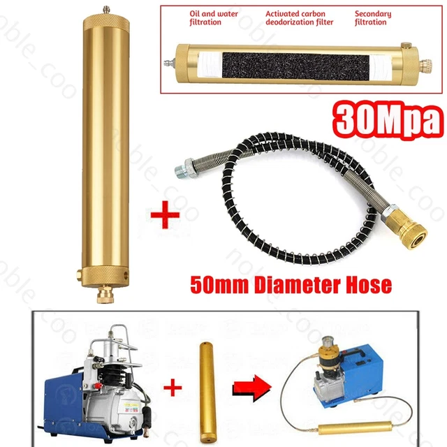 PCP AIR COMPRESSOR OilWater Separator Air Filter 4500PSI 30Mpa High