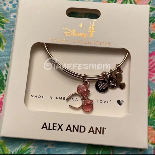 Rose gold minnie sales ears alex and ani